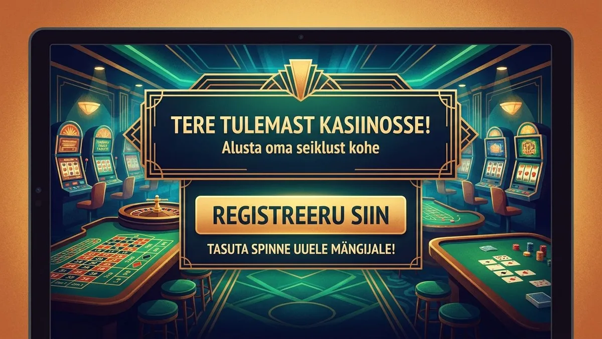 Registreeru boonusega